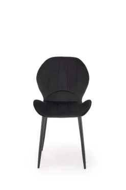 Krzesło Griviza Velvet czarny