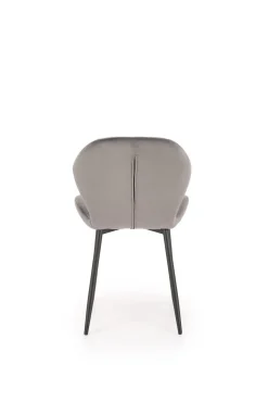 Krzesło Griviza Velvet szare