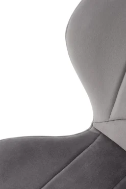 Krzesło Griviza Velvet szare