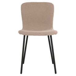 Krzesło Halden bouncle beżowe/ czarne