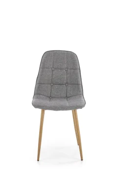 Krzesło Hampshire szare/ dąb miodowy