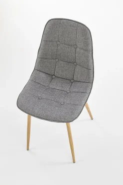 Krzesło Hampshire szare/ dąb miodowy