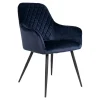 Krzesło Harbo granatowe VIC/ czarne
