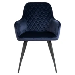 Krzesło Harbo granatowe VIC/ czarne