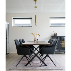 Krzesło Harbo obrotowe czarne PU/ czarne