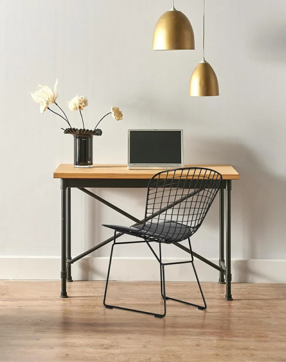 Krzesło Harry czarne / czarna poduszka