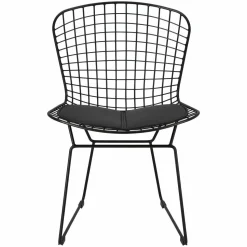 Krzesło Harry czarne / czarna poduszka