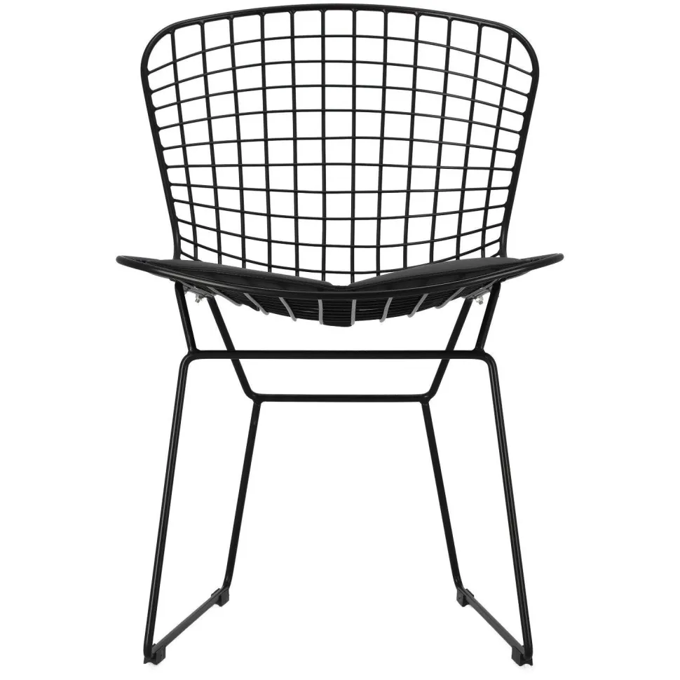 Krzesło Harry czarne / czarna poduszka