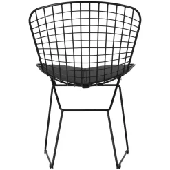 Krzesło Harry czarne / czarna poduszka