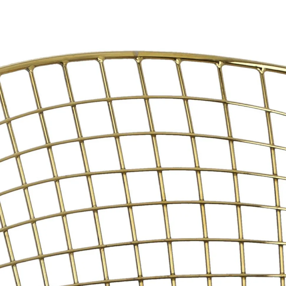 Krzesło Harry złote czarna poduszka