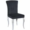 Krzesło Helene Velvet czarne