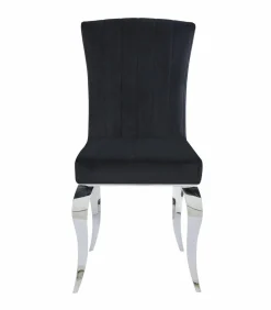 Krzesło Helene Velvet czarne