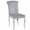 Krzesło Helene Velvet szare