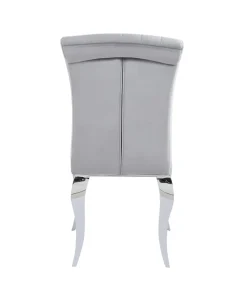 Krzesło Helene Velvet szare