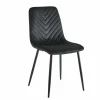 Krzesło Herman Velvet czarne
