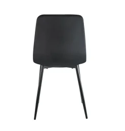 Krzesło Herman Velvet czarne