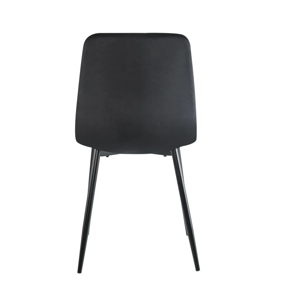 Krzesło Herman Velvet czarne