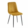 Krzesło Herman Velvet musztardowe