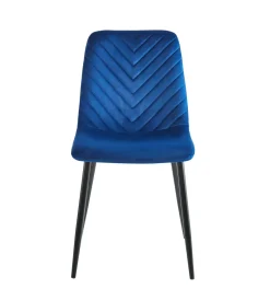 Krzesło Herman Velvet niebieskie