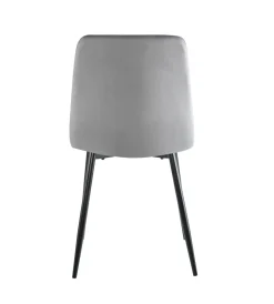Krzesło Herman Velvet szare