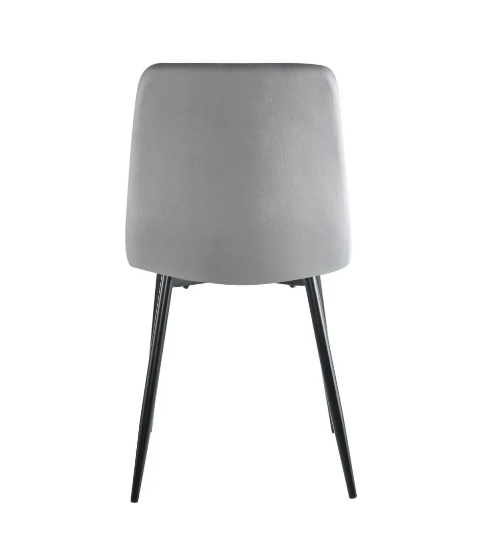 Krzesło Herman Velvet szare