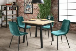 Krzesło Herman Velvet zielone