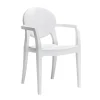 Krzesło Igloo Arm białe