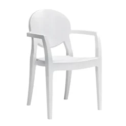 Krzesło Igloo Arm białe