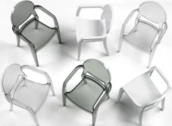 Krzesło Igloo Arm dymione