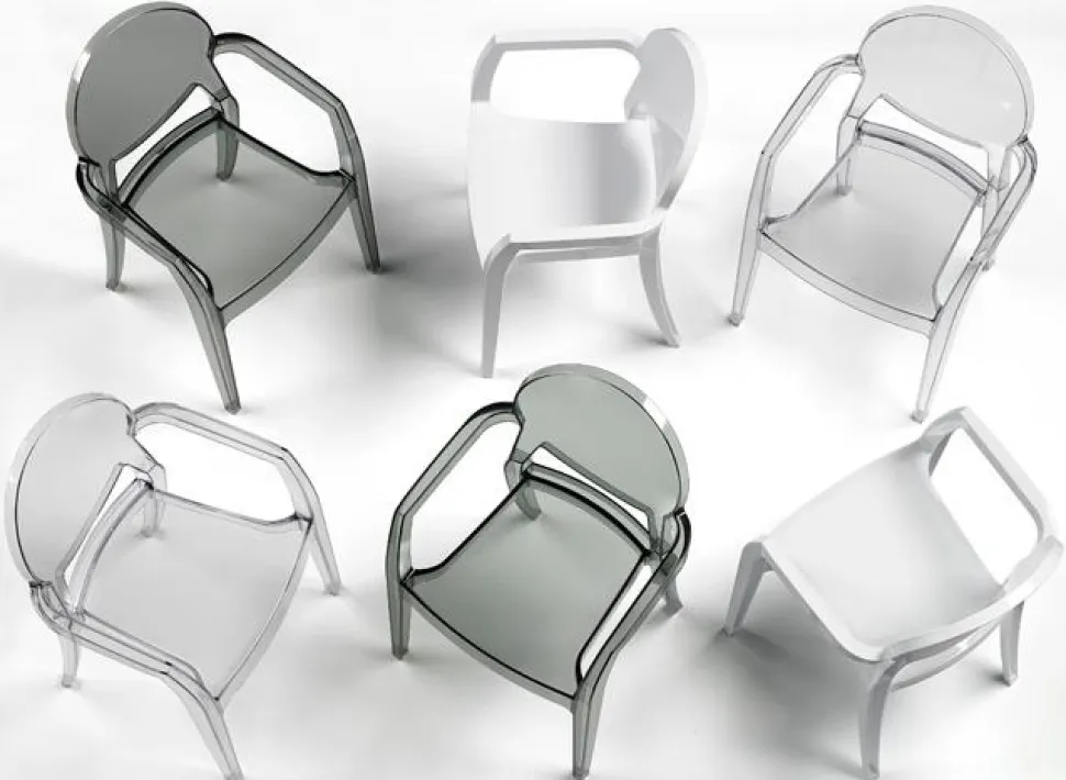 Krzesło Igloo Arm dymione