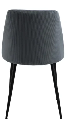 Krzesło Ines szare sztruks