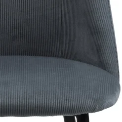 Krzesło Ines szare sztruks