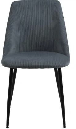 Krzesło Ines szare sztruks