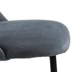 Krzesło Ines szare sztruks