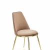 Krzesło Irene beżowe/złote