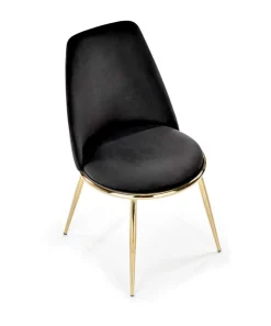 Krzesło Irene czarne/złote