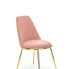 Krzesło Irene różowe/złote