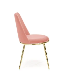 Krzesło Irene różowe/złote