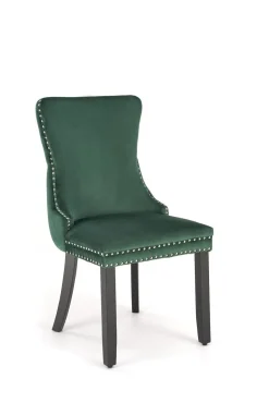 Krzesło Iridionne Velvet ciemny zielony