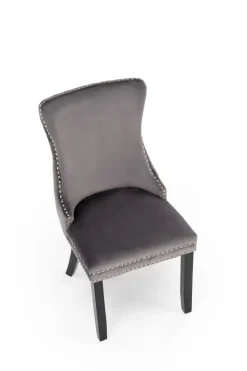 Krzesło Iridionne Velvet szary