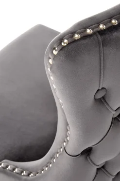 Krzesło Iridionne Velvet szary