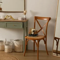 Krzesło Isak brązowe