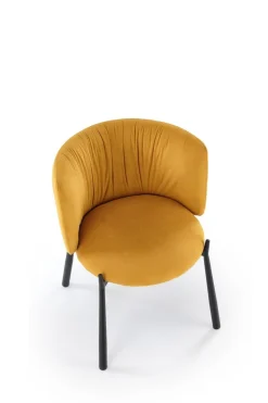 Krzesło Itzal musztardowe