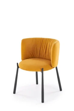 Krzesło Itzal musztardowe