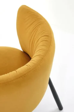 Krzesło Itzal musztardowe