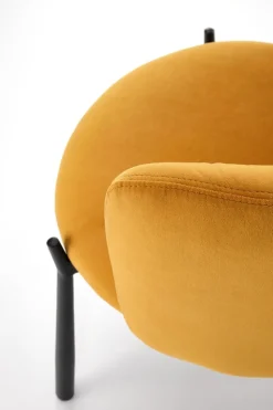 Krzesło Itzal musztardowe