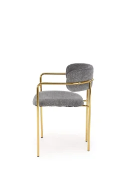 Krzesło Jabari szary/złoty