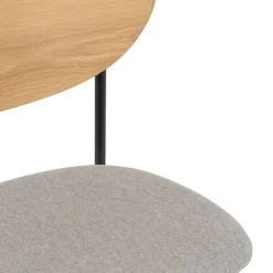 Krzesło Jaisa naturalne/szare