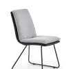 Krzesło Jersey szare/czarne