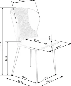 Krzesło Josephin szare